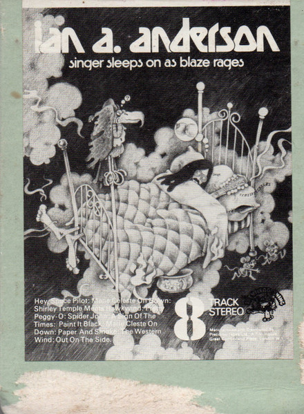Ian A. Anderson – Singer Sleeps On As Blaze Rages (1972, Vinyl 