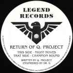 Q. Project – Return Of Q. Project (1993, Vinyl) - Discogs