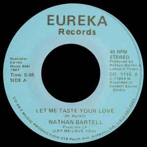 Nathan Bartell - Let Me Taste Your Love album cover