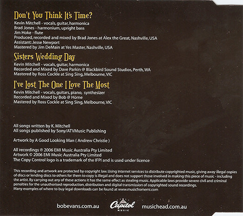 Album herunterladen Bob Evans - Dont You Think Its Time