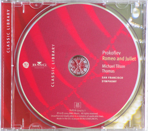 descargar álbum Prokofiev Michael Tilson Thomas San Francisco Symphony - Romeo And Juliet Scenes From The Ballet