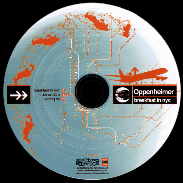 Oppenheimer – Breakfast In NYC (2006, Blue ink, Vinyl) - Discogs