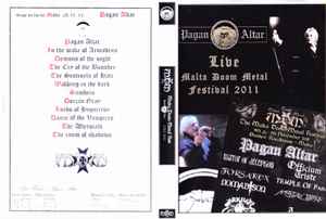Pagan Altar – Live - Malta Doom Metal Festival 2011 (2020, DVDr) - Discogs