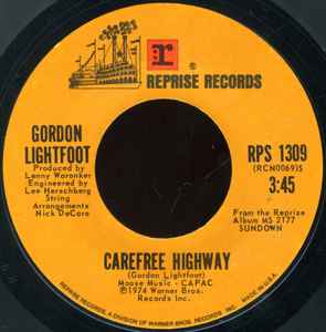 Gordon Lightfoot - Carefree Highway album cover