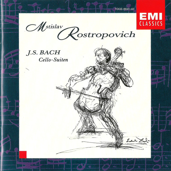 J.S. Bach - Mstislav Rostropovich – Cello-Suiten (1995