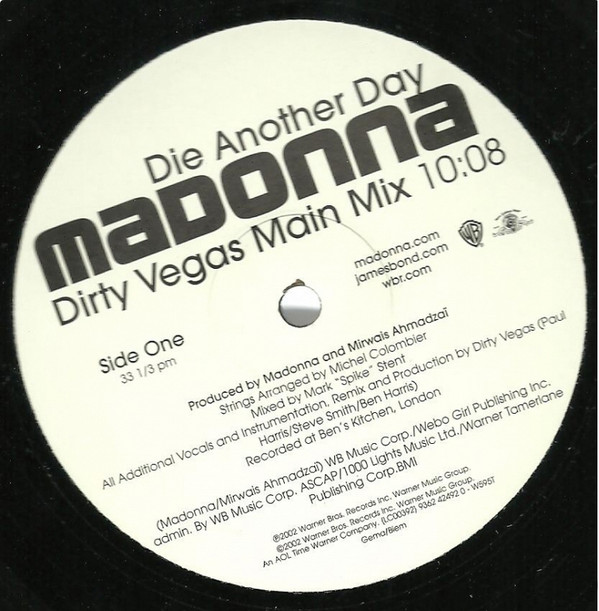 Madonna - Die Another Day | Warner Bros. Records (W595T) - 3