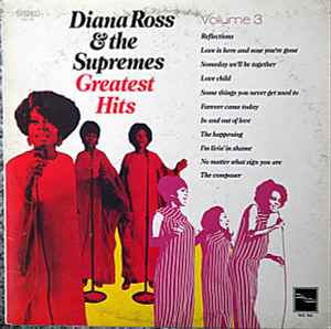 The Supremes - Greatest Hits  Volume 3 album cover