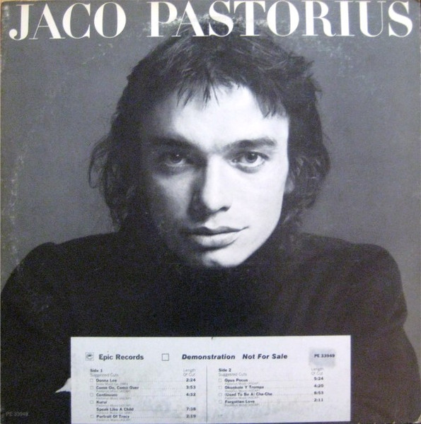 JACO PASTORIUS LP アナログレコード JV7zv-m39786693823 | mubec.com.br
