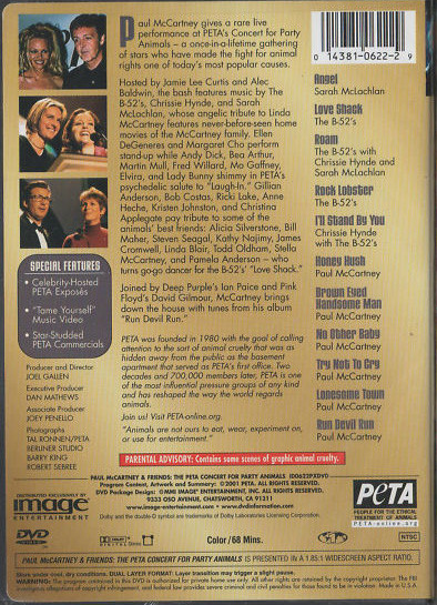 lataa albumi Paul McCartney & Friends - The PeTA Concert For Party Animals