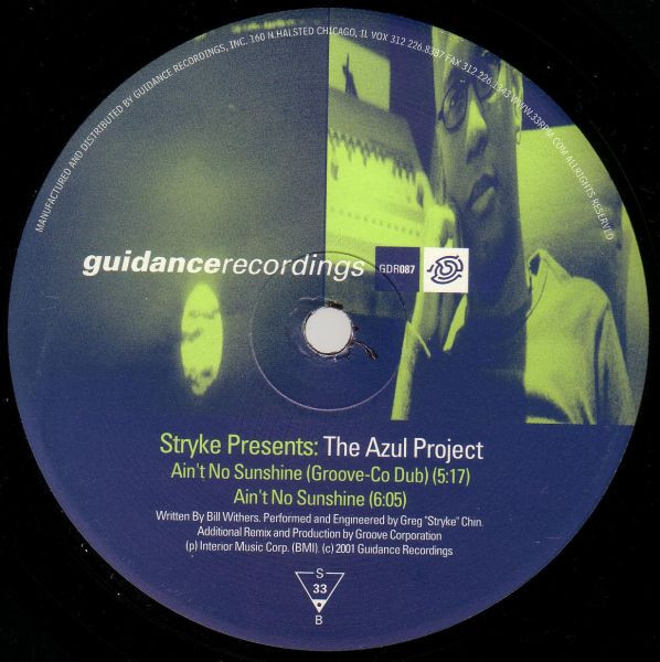 Stryke Presents: The Azul Project - Ain't No Sunshine | Guidance Recordings (GDR087) - 2