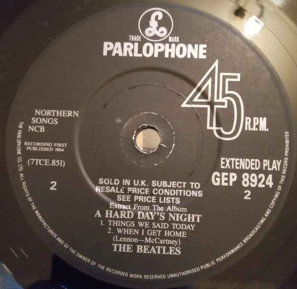 The Beatles - Extracts From The Album A Hard Day's Night