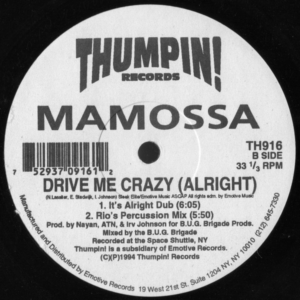 ladda ner album Mamossa - Drive Me Crazy Alright