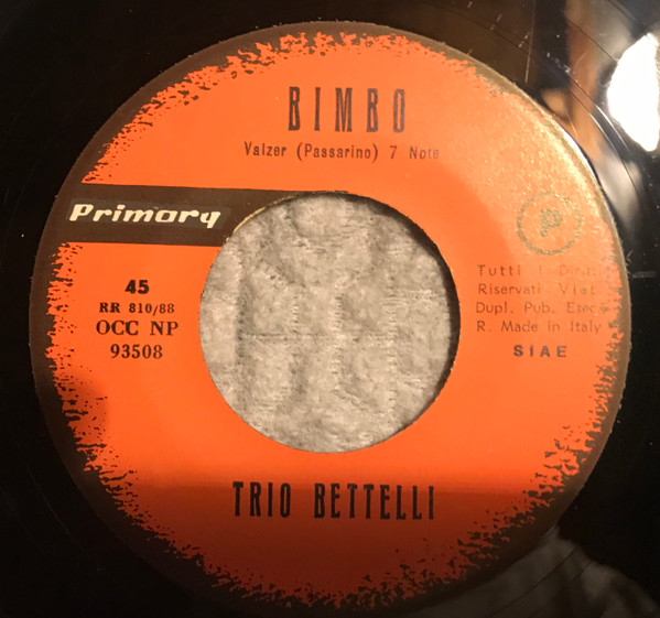 last ned album Trio Bettelli - La Fruja Bimbo