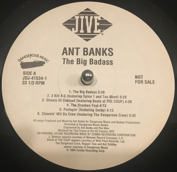 Ant Banks - The Big Badass | Releases | Discogs