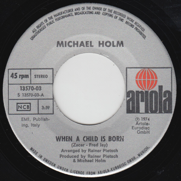 Album herunterladen Michael Holm - When A Child Is Born Other Way Round
