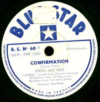 Dizzy Gillespie Jazzmen – Confirmation / Diggin' Diz (1946 