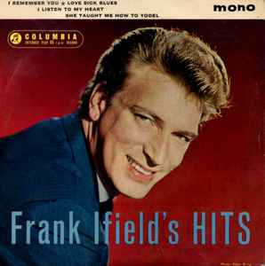 Columbia Frank Ifield Hits Rare 4 Piste EP 1962 UK Columbia Seg 8210 