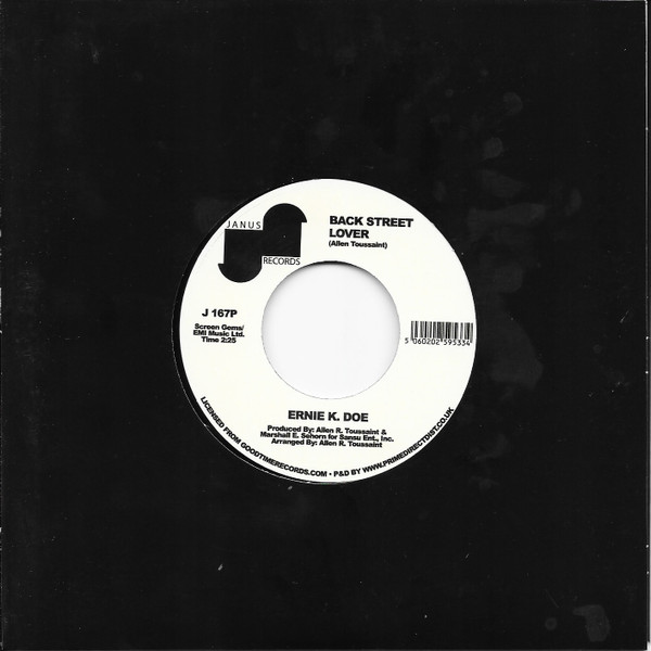 Ernie K. Doe - Here Come The Girls | Janus Records (J 167P) - 4