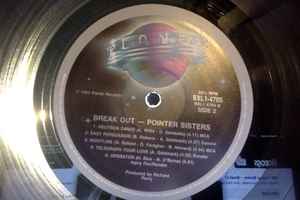Pointer Sisters – Break Out (1983, Transparent, Vinyl) - Discogs