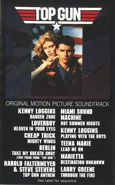 Top Gun (Original Motion Picture Soundtrack) (1986, Dolby System, Cassette) -