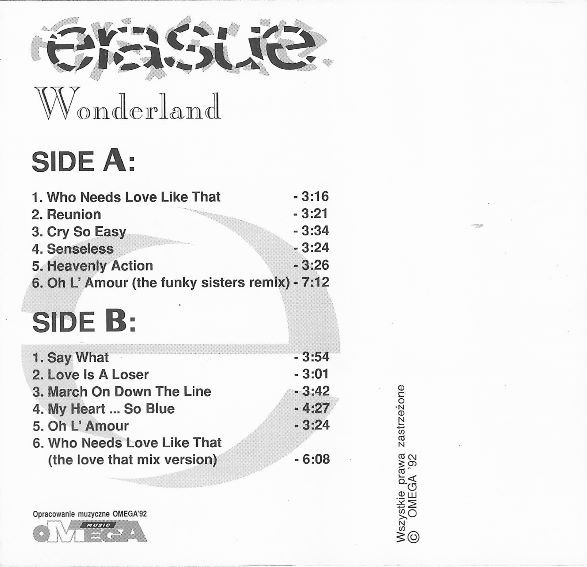 Album herunterladen Erasue - Wonderland