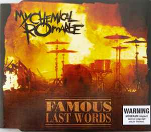 My Chemical Romance Famous Last Words 2007 CD Discogs