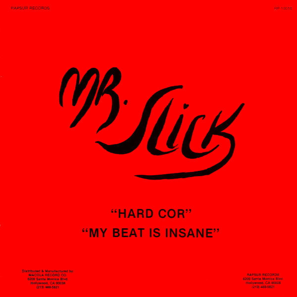Mr. Slick – Hard Cor (1985, Vinyl) - Discogs