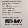 Various - HMV Singles Tape-No. 47