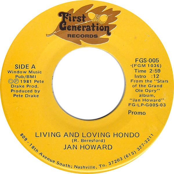 ladda ner album Jan Howard - Living And Loving Hondo