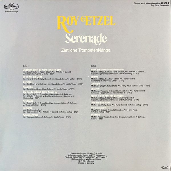Album herunterladen Roy Etzel - Serenade