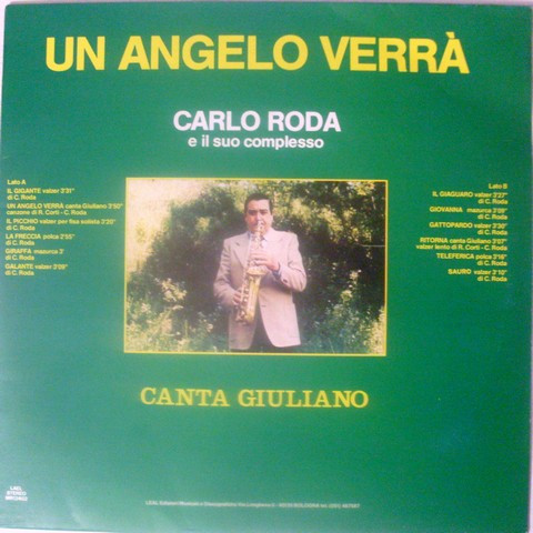 télécharger l'album Carlo Roda E Il Suo Complesso - Un Angelo Verrà