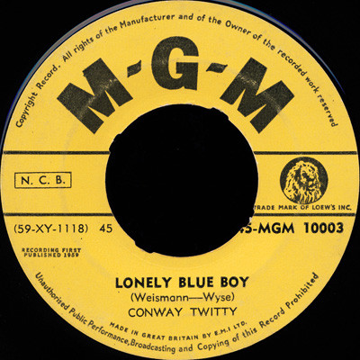 descargar álbum Conway Twitty Jimmy Jones - Lonely Blue Boy Handy Man