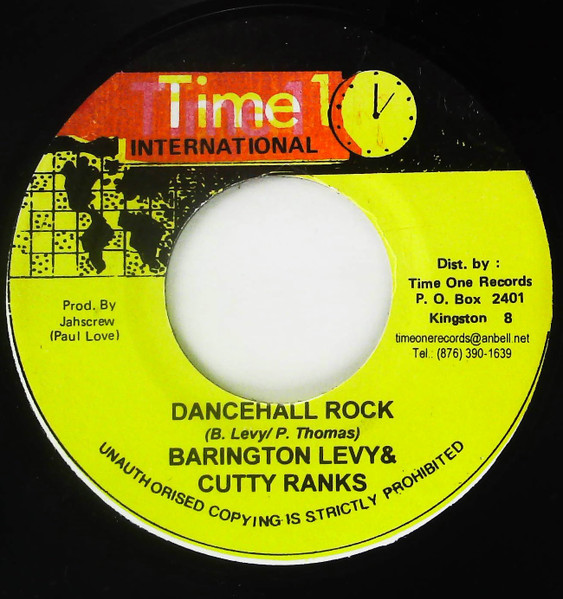 Barrington Levy / Cutty Ranks – Dance Hall Rock (Vinyl) - Discogs