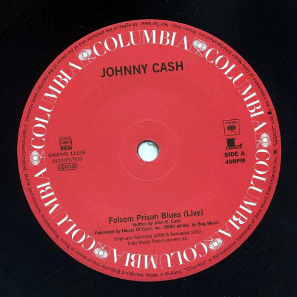 Johnny Cash – Folsom Prison Blues (Live) / I'll Remember You (2002