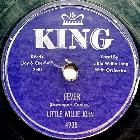 Little Willie John – Fever / Letter From My Darling (1956, Shellac