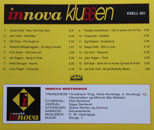 lataa albumi Various - Innova Klubben