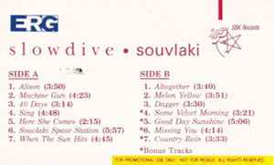 Slowdive – Souvlaki (1993, Cassette) - Discogs