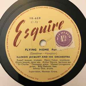 Illinois Jacquet And His Orchestra – Flying Home (Shellac) - Discogs
