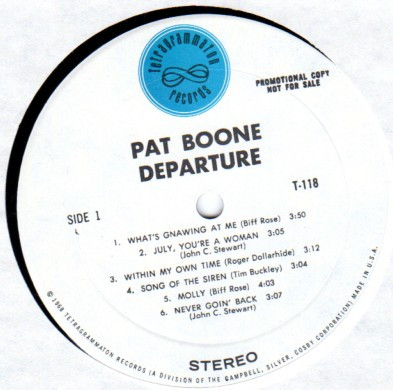 Album herunterladen Pat Boone - Departure