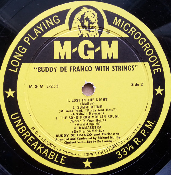 ladda ner album Buddy DeFranco - Buddy De Franco With Strings