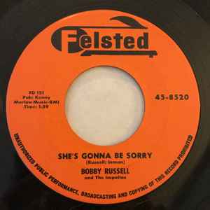 Bobby Russell & The Impollos - She's Gonna Be Sorry / The Raven album cover