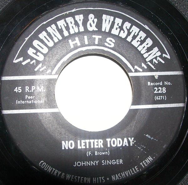 descargar álbum Johnny Singer - Mountain Of Love No Letter Today