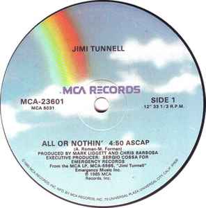 Jimi Tunnell - All Or Nothin' album cover