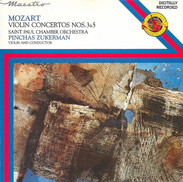 Mozart - Saint Paul Chamber Orchestra, Pinchas Zukerman – Violin