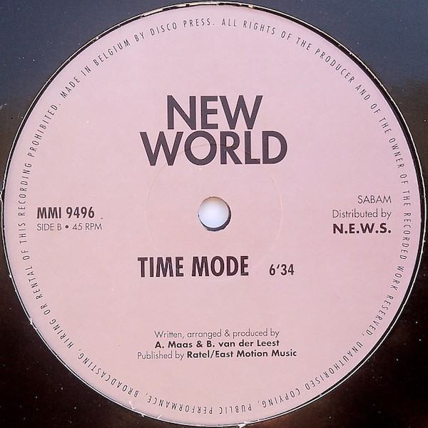 New World – Mission 717 / Time Mode (1994, Vinyl) - Discogs