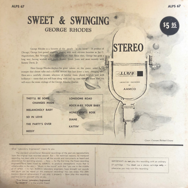 Album herunterladen George Rhodes - Sweet And Swinging