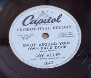 Roy Acuff And His Smoky Mountain Boys - Sweep Around Your Own Back Door / Swamp Lily album cover
