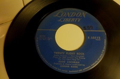 Eddie Cochran – Twenty Flight Rock (1957, Vinyl) - Discogs