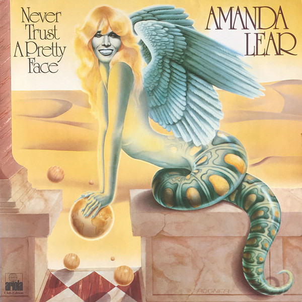 Обложка конверта виниловой пластинки Amanda Lear - Never Trust A Pretty Face