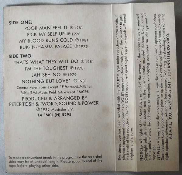 lataa albumi Peter Tosh - Poor Man Feel It